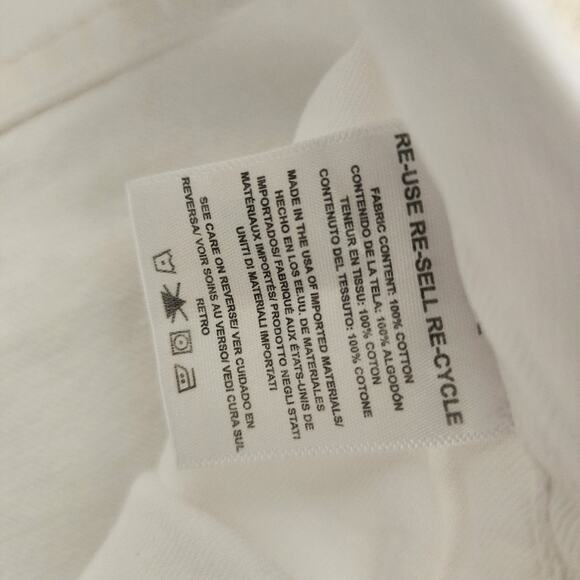 AG Adriano Goldschmied Mantra Barrel Wide Leg Jeans White Bull Denim Sirocco 29 - Picture 9 of 11